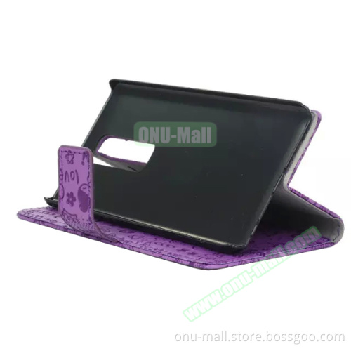 Magic Girls Flip Leather Wallet Mobile Phone Case for LG Zero Glass